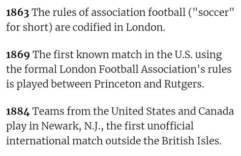 Some US Soccer History A La New Jersey : r/ussoccer