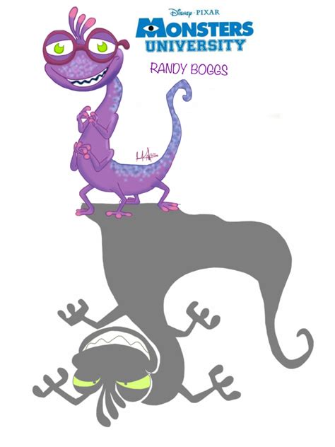 Randy Boggs | Pixar animated movies, Disney anime style, Monster university