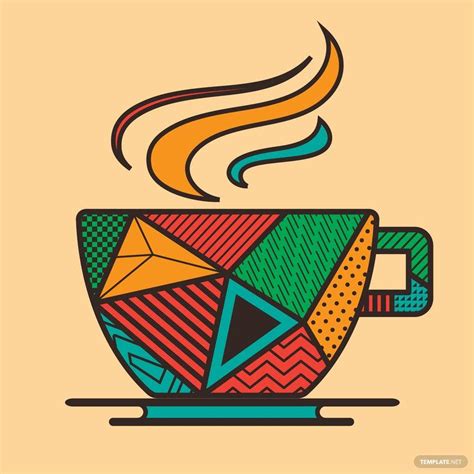 Coffee Art in EPS, Illustrator, JPG, PNG, PSD, SVG - Download ...