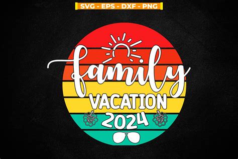 Vintage Family Vacation 2024 Sunglasses Graphic by svgitemsstore · Creative Fabrica