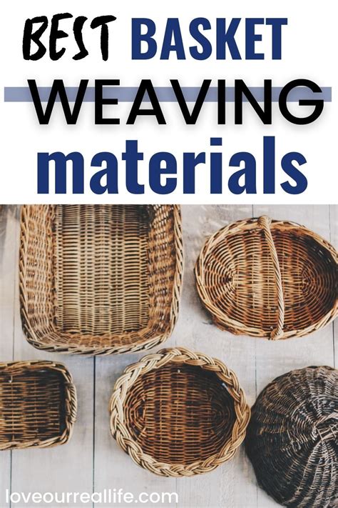 5 Best Basket Weaving Materials | Basket weaving, Weaving, Basket ...