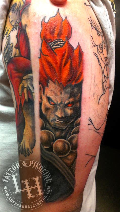 Street Fighter - Akuma - Tattoo by Synthetik909 on DeviantArt