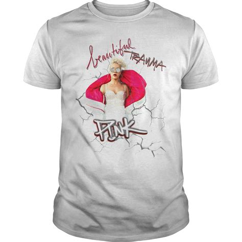 Pink Beautiful Trauma Shirt - Kutee Boutique