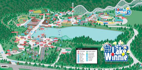 Lake Winnepesaukah Map and Brochure (1990 - 2023) | ThemeParkBrochures.net