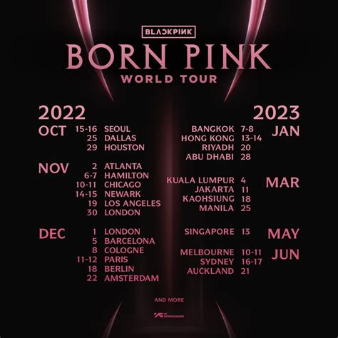 You can buy your BLACKPINK 2023 concert tickets for the Middle East soon