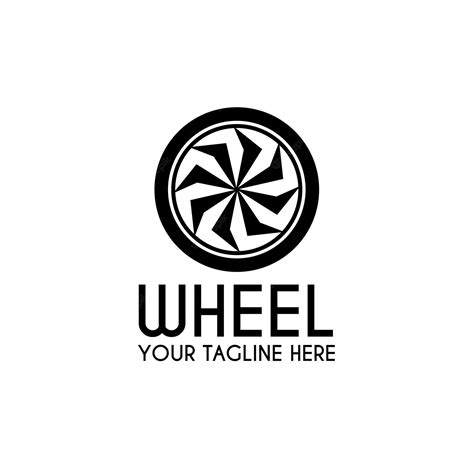 Premium Vector | Wheel logo vector design template