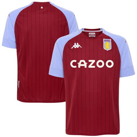 New Season Aston Villa Home football shirt 2020 - 2021. Sponsored by Cazoo