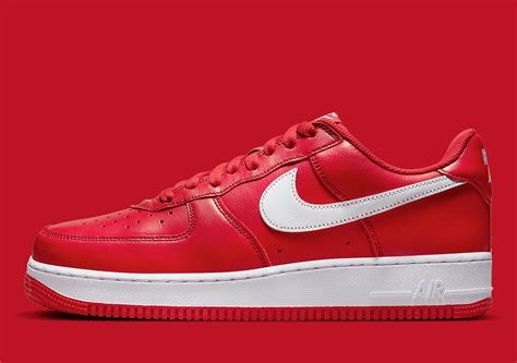 Nike Air Force 1 Color Of The Month University Red FD7039-600 | SneakerNews.com