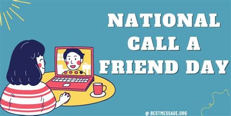 National Call a Friend Day Messages and Quotes – Sample Messages