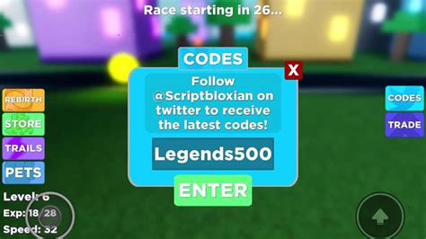 Legends Of Speed Codes