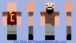 notch with mojangster cape Minecraft Skin