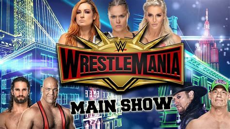 WWE Wrestlemania 35 (2019) Matchcard - YouTube