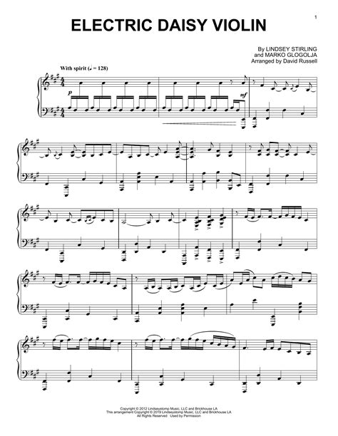 Lindsey Stirling - Electric Daisy Violin sheet music