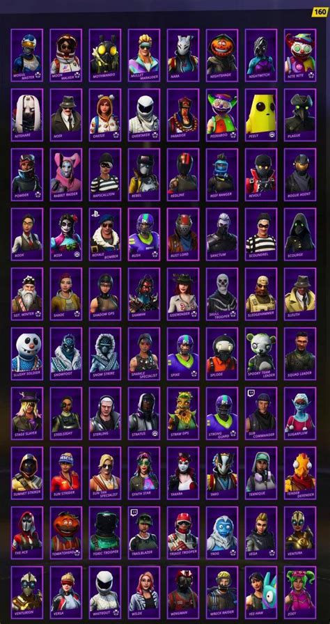 Fortnite Season X All Skins - Anna Ly Kleurplaten