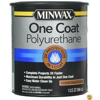 Buy the Minwax 356150000 One Coat Polyurethane, Semi-Gloss ~ Qt ...