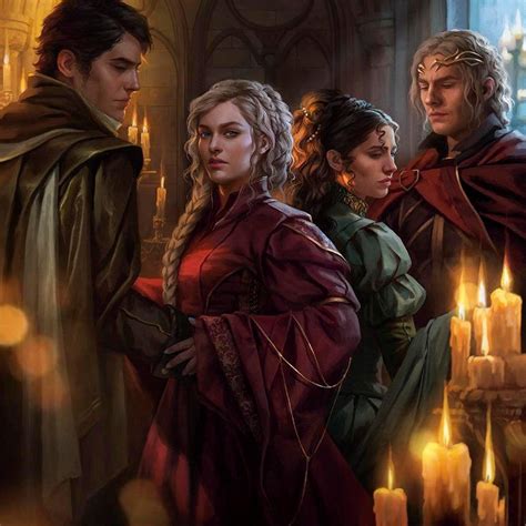 Rhaenyra and Alicent by Magali Villeneuve : ImaginaryWesteros | Targaryen art, Asoiaf art, A ...