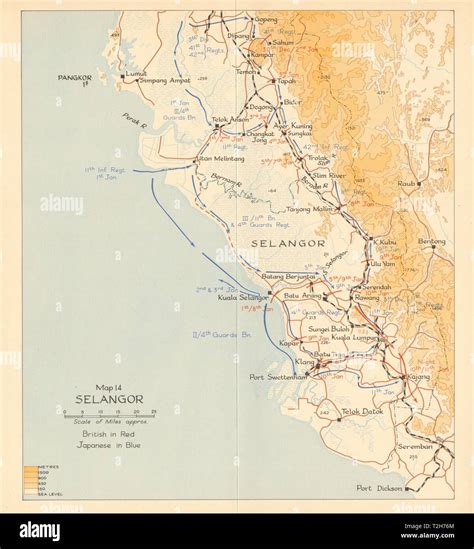 Selangor. Japanese invasion of Malaya 1942. Malaysia 1957 old vintage ...