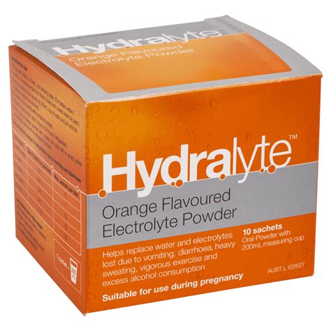 Hydralyte Electrolyte Powder 10 Sachets - Orange – Discount Chemist