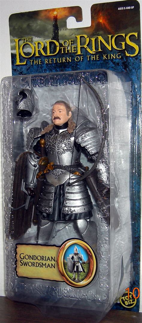 Gondorian Swordsman Figure Trilogy Lord Rings Toy Biz