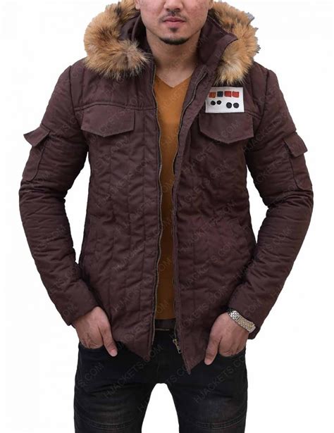 Star Wars Han Solo Hoth Parka Brown Cotton Jacket - Hjackets