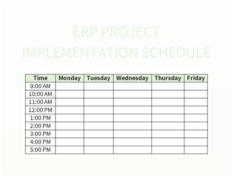 Free Erp Project Templates For Google Sheets And Microsoft Excel ...