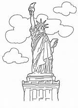 Free Printable Statue Of Liberty Coloring Pages For Kids sketch template