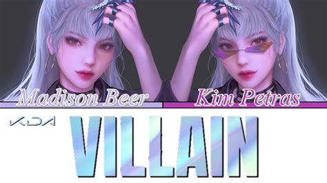 K/DA - 'VILLAIN' 가사 [Color Lyrics] - YouTube