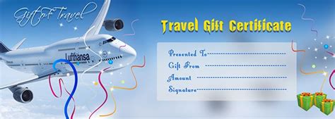 TRAVEL GIFT VOUCHER CERTIFICATE TEMPLATE | Execl-Template | Pinterest ...