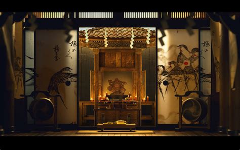 ArtStation - Shrine Interior