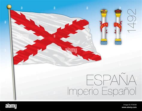 Bandera del imperio español Imágenes vectoriales de stock - Alamy