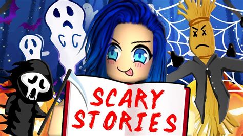 Reading scary stories on Roblox!