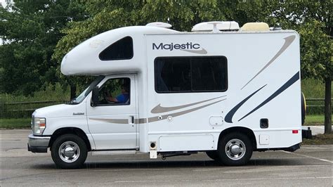 Tour inside the Tiny RV//Fun Size RV- Majestic 19G - Small Class C Motorhome 2010 - YouTube