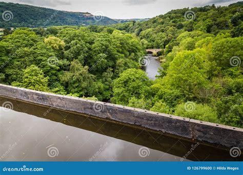 Landscape River Dee Wales, UK Stock Photo - Image of panorama ...