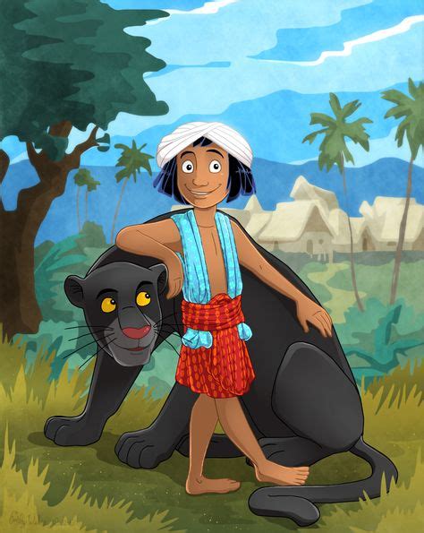 Mowgli and Bagheera by Zimeta.deviantart.com on @deviantART | Kids story books, Disney, Jungle ...