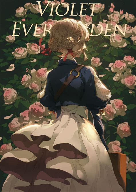 Wallpaper : Violet Evergarden, anime girls, fan art, vertical, pink ...