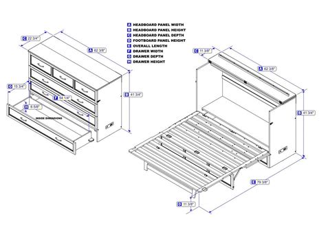 Deerfield Murphy Bed (Chest Bed) White by Atlantic | Murphy bed plans, Murphy bed, Modern murphy ...