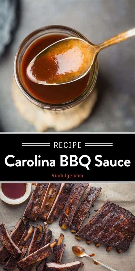 Vinegar Based BBQ Sauce Recipe (Carolina Style) | Recipe | Vinegar ...