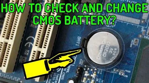 How to Check CMOS Battery Status in BIOS? Here is the Technique! - The Power Facts