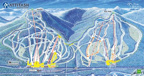 Attitash Trail Map | SkiCentral.com