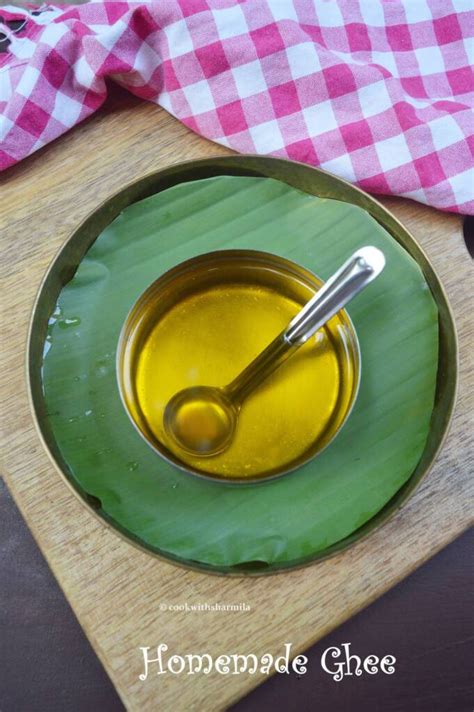 Homemade Ghee | How to make Ghee - Cook with Sharmila