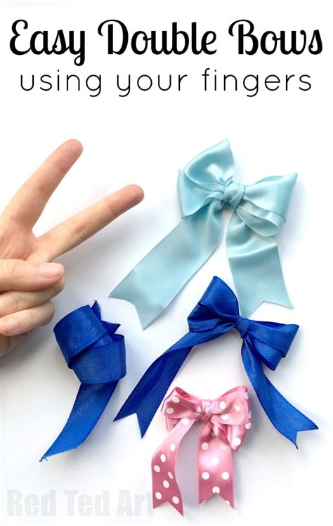 How To Tie A Bow With Ribbon For Hair