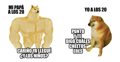 Historia del meme de los perros del antes y el ahora