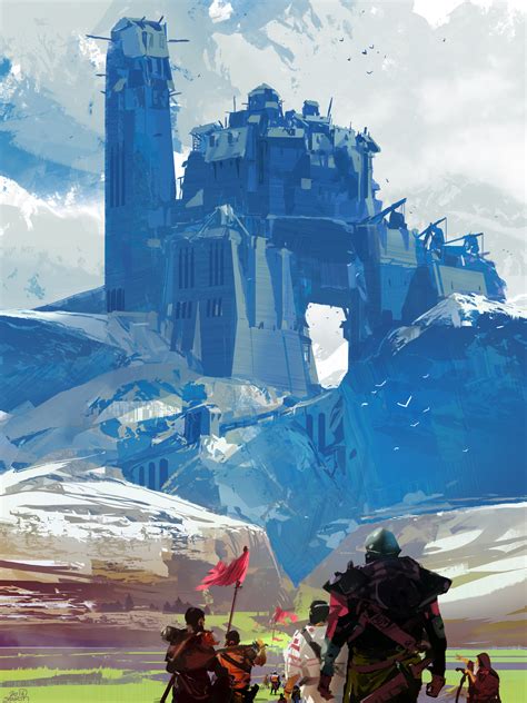 ArtStation - Blue Castle