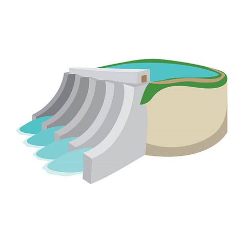 Royalty Free Hydroelectric Dam Clip Art, Vector Images & Illustrations - iStock