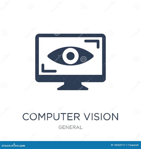 Computer Vision Icon. Trendy Flat Vector Computer Vision Icon On | CartoonDealer.com #130325171