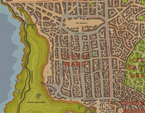 Waterdeep Castle Ward Map