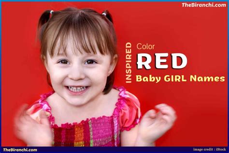 100 Unique Baby Girl Names Inspired By Red Color
