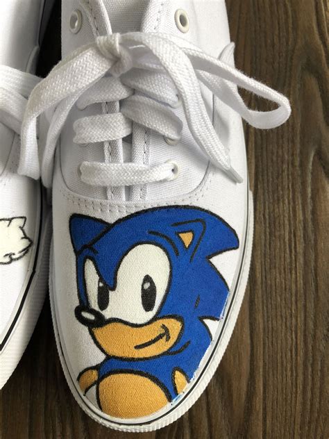 Sonic the hedgehog custom painted shoes for Sale in San Diego, CA - OfferUp