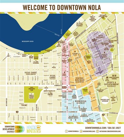 Printable Map Of New Orleans