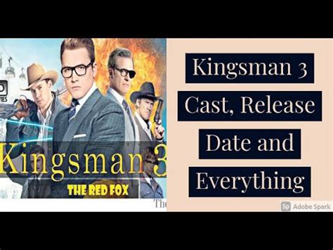 Kingsman 3 Cast Release Date and Everything You Need to Know - YouTube